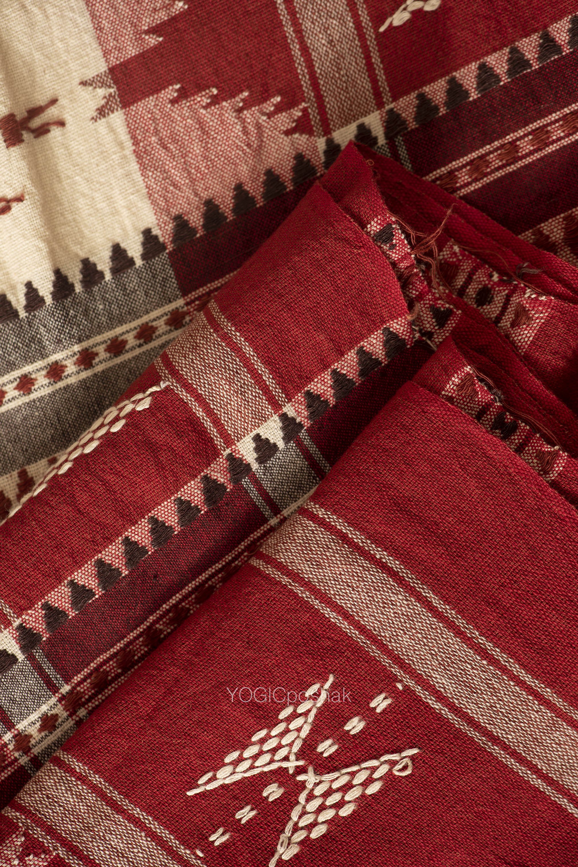 Kotpad handloom cotton saree | natural dyed | off white